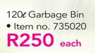 Big Jim 120Ltr Garbage Bin