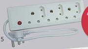 Power 220 6 Way Multiplug