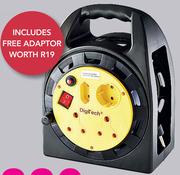 Digitech 10m Cassette 10A Extension Reel-Each