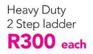 Home Quip 2 Step Heavy Duty Ladder