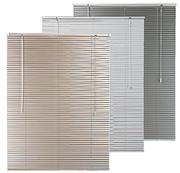 Decorland Ready-Made 25mm Aluminium Venetian Blinds(Fawn,White And Silver) 1200x1600mm