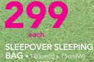 Camp Master Sleepover Sleeping Bag-180cm(L) x 75cm(W) Each
