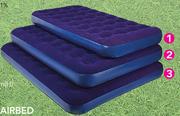 Camp Master Single Flocked Airbed-181cm(L) x 99cm(W) x 22cm(H) Each
