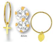 9Ct Gold Earrings-Per Pair