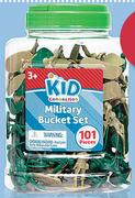 Kids Connection 101 Piece Dino/Safari/Military Bucket-Each