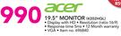 Acer 19.5" Monitor K202HQL