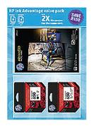 HP Black & Colour HP650 Cartridge And 60 Pages Of Photo Paper