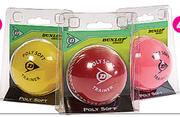 Dunlop Polysoft Trainer Balls-Each