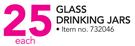 Glass Drinking jars-Each