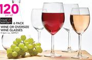 Royal Leerdam 6 Pack Wine Or Oversize Wine Glasses-Per Set