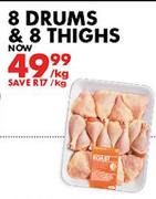 8 Drums & 8 Thighs-Per Kg