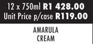 Amarula Cream-12 x 750ml