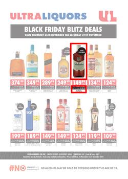 Ultra Liquors : Black Friday Blitz Deals (25 November - 27 November 2021), page 1
