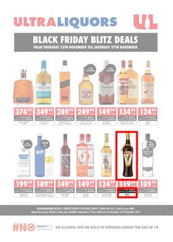 Ultra Liquors : Black Friday Blitz Deals (25 November - 27 November 2021), page 1
