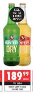 Hunter's Dry Or Gold Sharing Packs-12 x 660ml