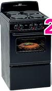 Defy 4 Plate Solid Black Stove DSS514