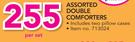 Assorted Double Comforters-Per Set