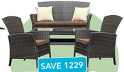 Oasis 4 Piece KD Lounge Set