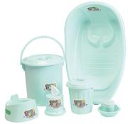 Baby Care 7 Piece Bumper Hamper MINT-Per Set