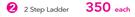 Home Quip 2 Step HD Ladder-Each