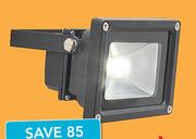 Eurolux Black 10W LED Flood Light