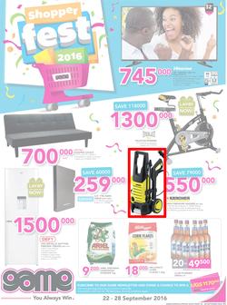 Game Kampala : Shopper Fest 2016 (22 Sep - 28 Sep 2016), page 1