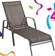 Out & About Textilene Lounger