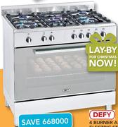 Defy 4 Burner And 2 Electric Stove DGS158