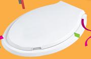 Mainstays White Plastic Toilet Seat