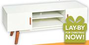 White TV Stand