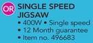 Black & Decker Single Speed Jigsaw