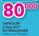 Safequip 2.5kg DCP Extinguisher