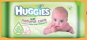 Huggies Natural Care Wipes-64's Per Pack