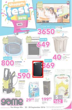 Game Accra : Shopper Fest 2016 (22 Sep - 28 Sep 2016), page 1