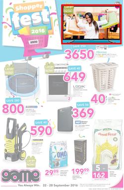 Game Accra : Shopper Fest 2016 (22 Sep - 28 Sep 2016), page 1