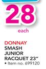Donnay Smash Junior Racquet 23"-Each