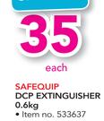 Safequip DCP Extinguisher-0.6Kg