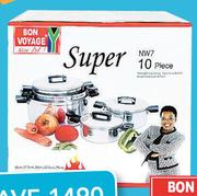 Bon Voyage 10 Piece Aluminium Pot Set-Per Set