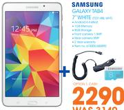 Samsung Galaxy Tab 4 7" White T231-8BL WHT-My Gig 1 