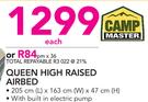 Camp Master Queen High Raised Airbed-Each