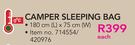Camp Master Camper Sleeping Bag-Each