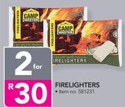 Camp Master Firelighters-For 2