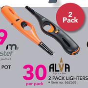 Alva 2 Pack Lighters-per Pack