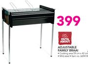 Out And About Adjustable Family Braai