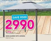 Out & About Patio Gazebo With Awning(3mx3m)