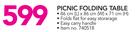 Picnic Folding Table