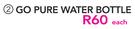 Tevo Go Pure Water Bottle-Each