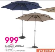 3m Crank Umbrella-Each