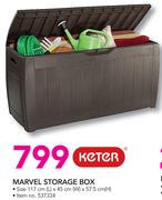 Keter Marvel Storage Box 117x45x57.5Cm