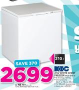KIC 210Ltr White Chest Freezer KCG 210 1